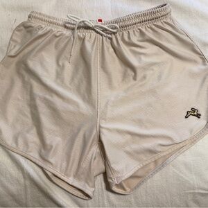 Tracksmith Women’s Van Cortlandt Running Shorts – Cream– Size S